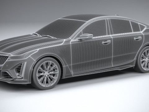 Cadillac CT5-V Blackwing 2022 3D-Modell