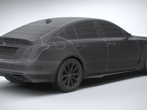 Cadillac CT5-V Blackwing 2022 3D-Modell
