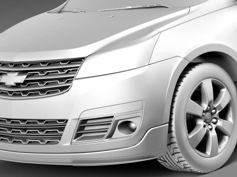 Chevrolet Traverse 2013 3D Model