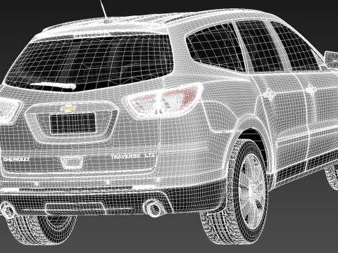 Chevrolet Traverse 2013 3D 모델