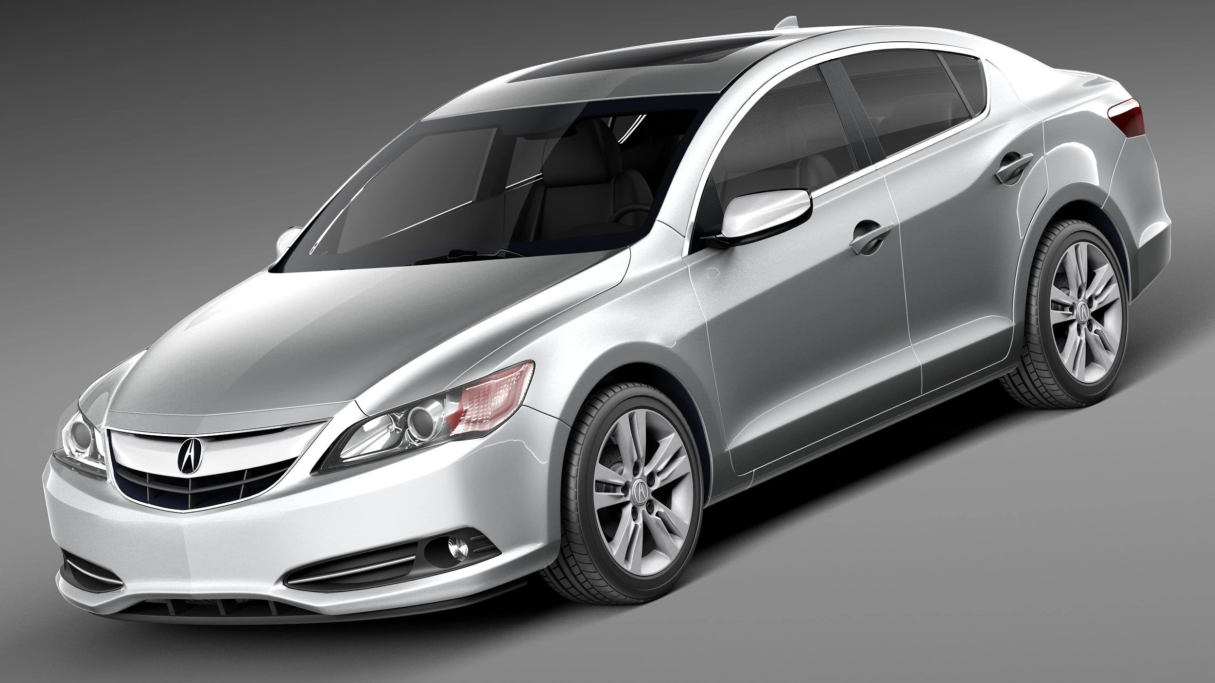 Acura ILX 2013 3D Model .c4d .max .obj .3ds .fbx .stl .blend 