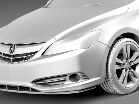 Acura ILX 2013 3D Model