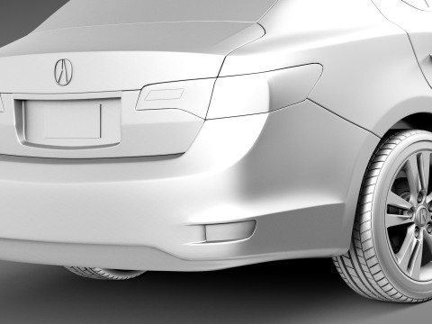 Acura ILX 2013 3D Модель
