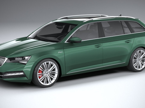Skoda Superb Sleeper Edition 2024 3D Model