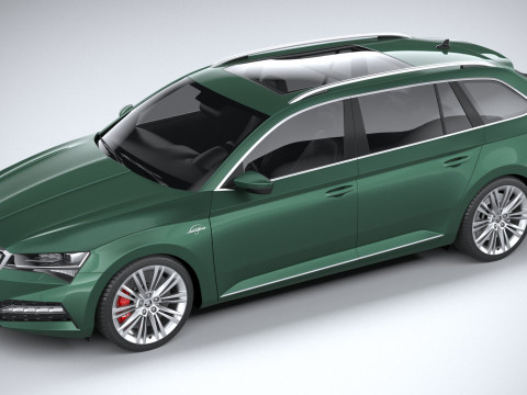 Skoda Superb Sleeper Edition 2024 Modelo 3D