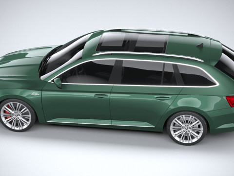 Skoda Superb Sleeper Edition 2024 Modelo 3D
