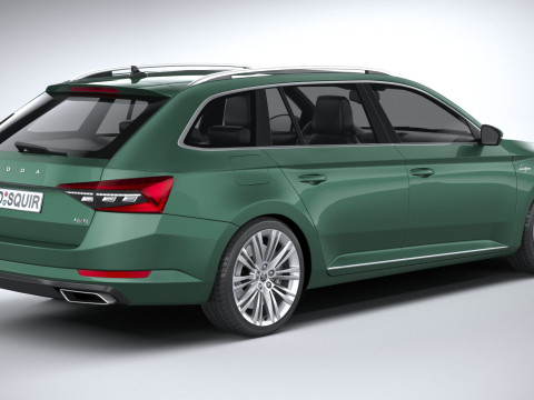 Skoda Superb Sleeper Edition 2024 Modelo 3D