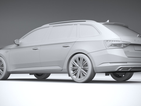 Skoda Superb Sleeper Edition 2024 Modelo 3D