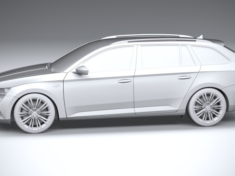 Skoda Superb Sleeper Edition 2024 Modelo 3D