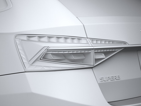 Skoda Superb Sleeper Edition 2024 Modelo 3D