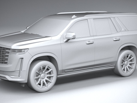 Cadillac Escalade 2021 3D Model
