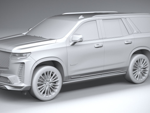 Cadillac Escalade-V 2023 3D Model