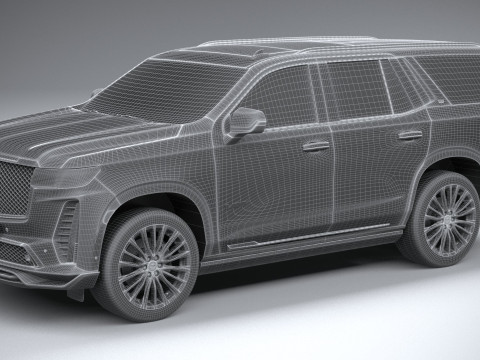 Cadillac Escalade-V 2023 3D Model