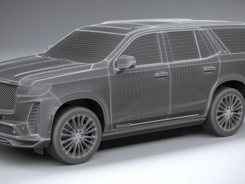 Cadillac Escalade-V 2023 3D Model
