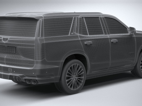 Cadillac Escalade-V 2023 3D Model