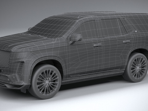 Cadillac Escalade-V 2023 3D Model