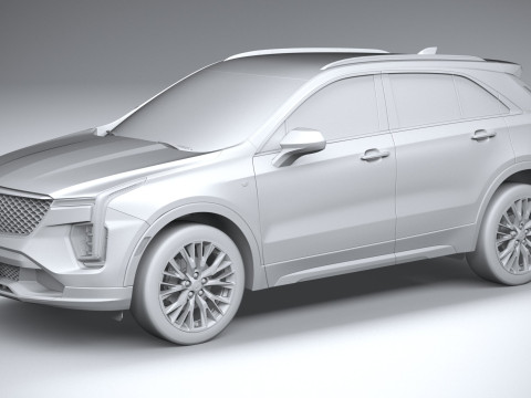 Cadillac XT4 2024 3D Model