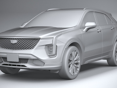 Cadillac XT4 2024 3D Model