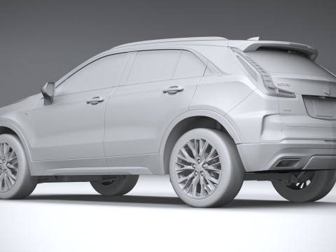Cadillac XT4 2024 3D Model