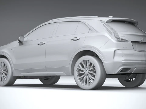 Cadillac XT4 2024 3D Model