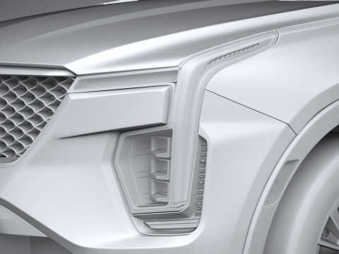 Cadillac XT4 2024 3D Model