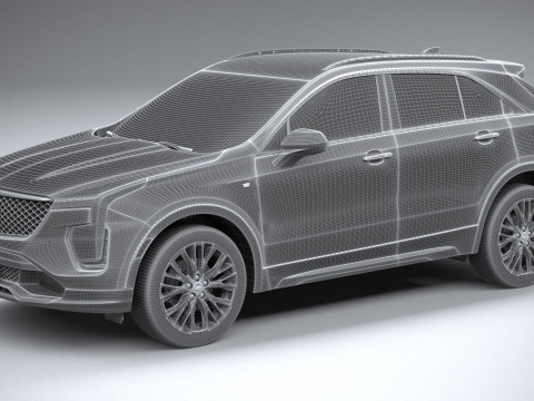 Cadillac XT4 2024 3D Model