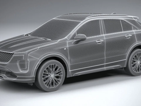 Cadillac XT4 2024 3D Model