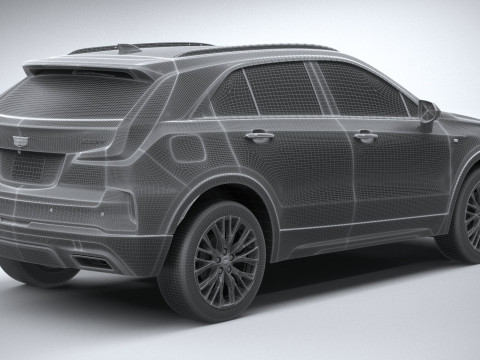 Cadillac XT4 2024 3D Model
