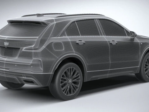 Cadillac XT4 2024 3D Model
