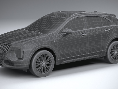 Cadillac XT4 2024 3D Model