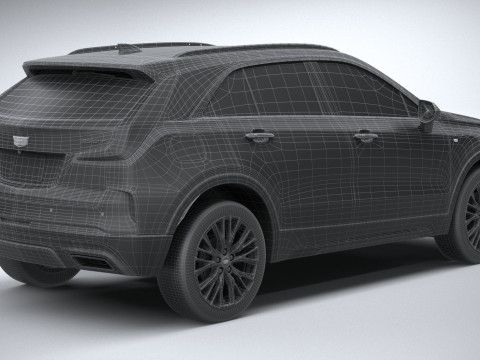 Cadillac XT4 2024 3D Model