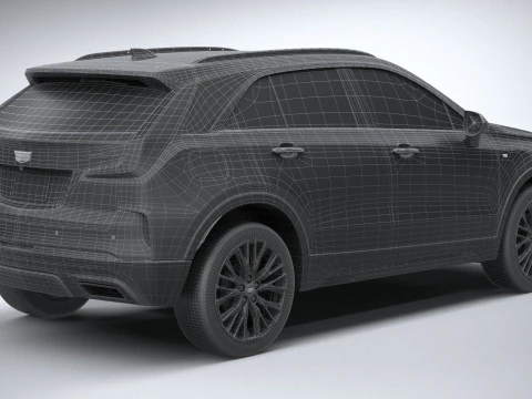 Cadillac XT4 2024 3D Model