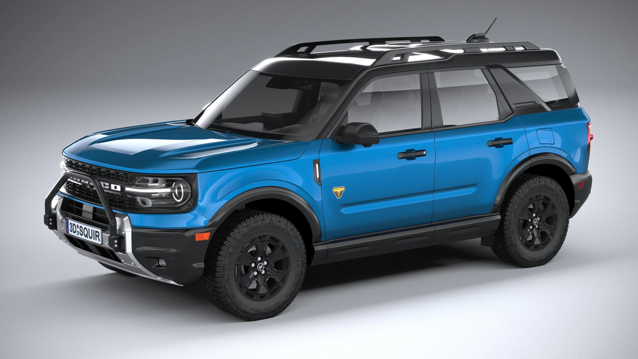 Bronco Sport 2025 3D Model .c4d .max .obj .3ds .fbx .stl .blend 