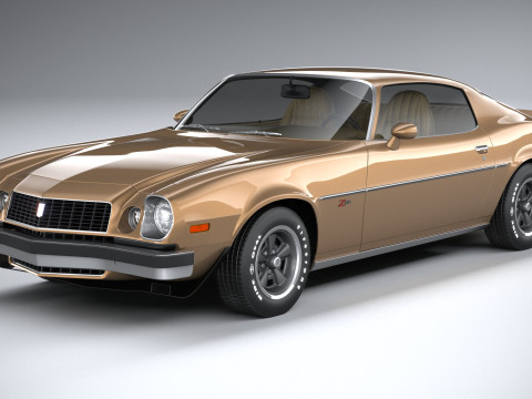 Chevrolet Camaro 1974 3D Model