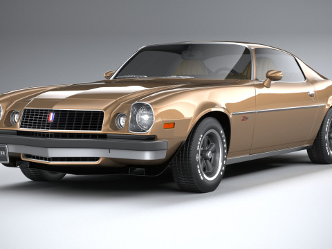 Chevrolet Camaro 1974 3D Model