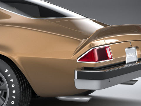 Chevrolet Camaro 1974 3D Model