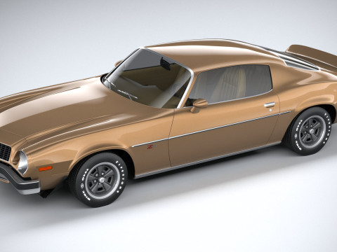 Chevrolet Camaro 1974 3D Model
