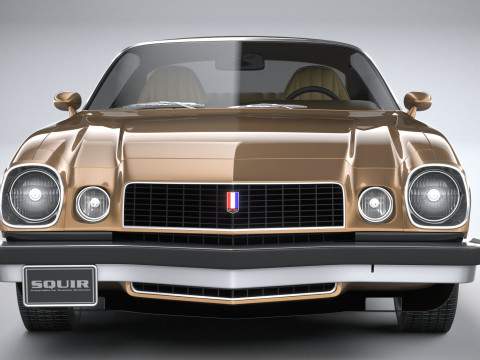 Chevrolet Camaro 1974 3D Model