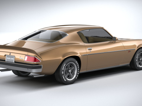 Chevrolet Camaro 1974 3D Model