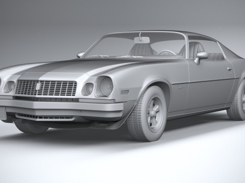 Chevrolet Camaro 1974 3D Model