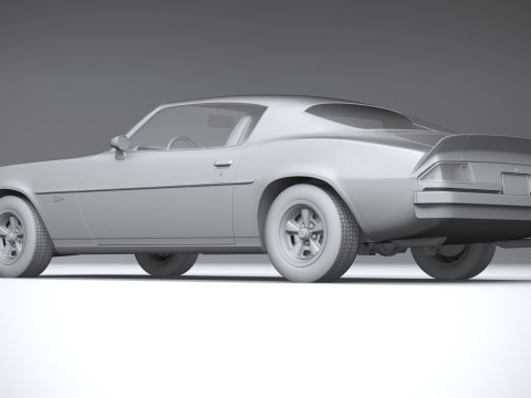 Chevrolet Camaro 1974 3D Model