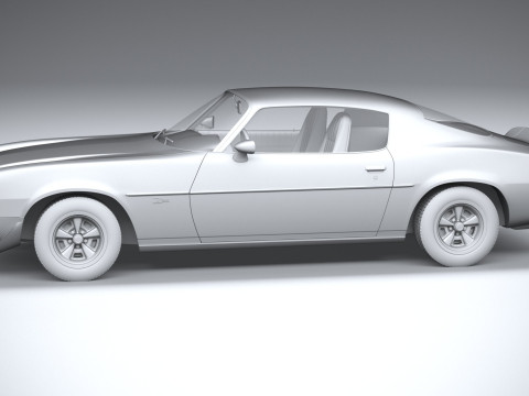 Chevrolet Camaro 1974 3D Model