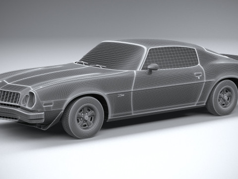 Chevrolet Camaro 1974 3D Model