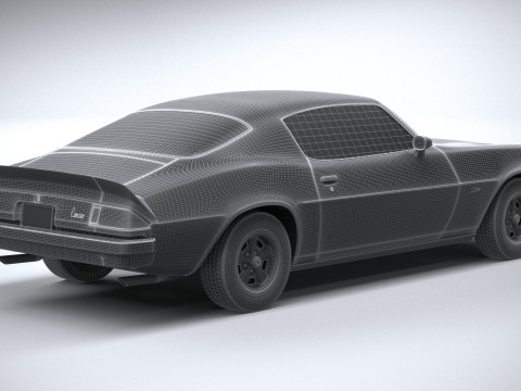 Chevrolet Camaro 1974 3D Model
