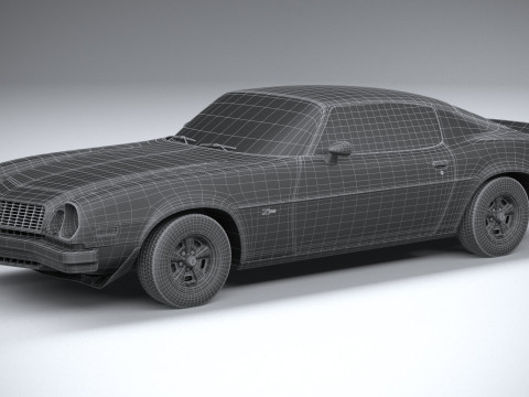 Chevrolet Camaro 1974 3D Model