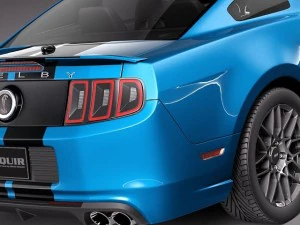 Mustang Shelby GT500 Cobra 2013 3D Model