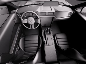 Mustang Shelby GT500 Cobra 2013 3D-Modell