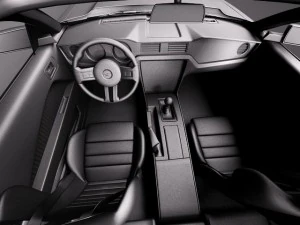 Mustang Shelby GT500 Cobra 2013 3D Model