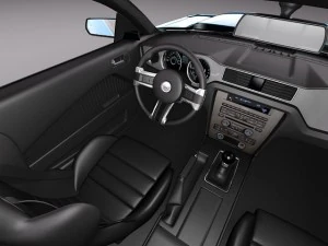 Mustang Shelby GT500 Cobra 2013 3D Model
