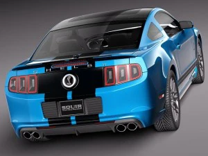 Mustang Shelby GT500 Cobra 2013 3D Model